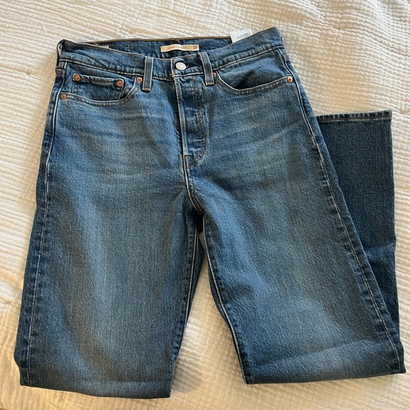 New Levi’s Straight Fit High Rise /Women’s Jeans Size 27 - Picture 4 of 7